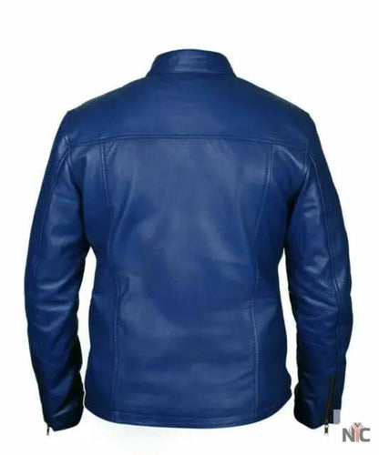 Steve McQueen Le Mans Gulf Racing Blue Jacket