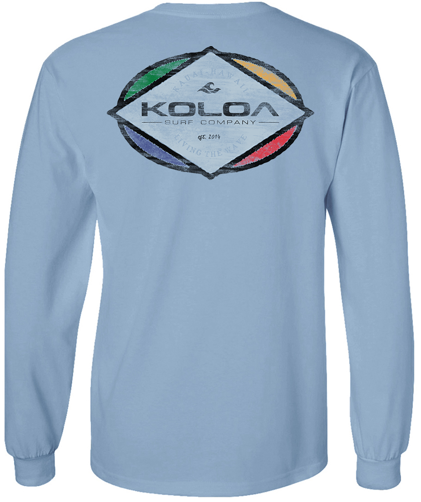 Koloa Colorful Diamond Long Sleeve T-Shirt