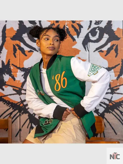 Stranger Things x Hawkins Tigers Reversible Bomber Jacket