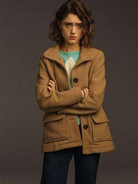 Stranger Things S03 Nancy Wheeler Brown Jacket