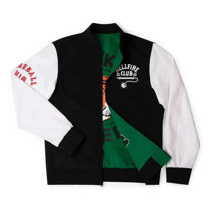 Stranger Things x Hawkins Tigers Reversible Bomber Jacket