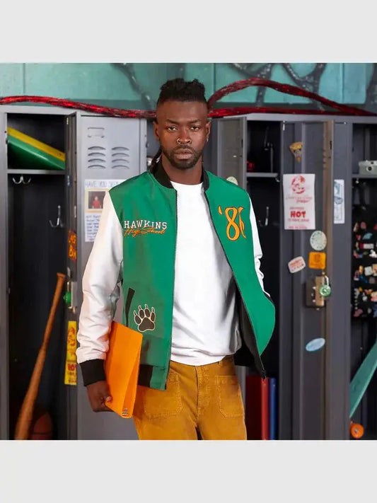 Stranger Things x Hawkins Tigers Reversible Bomber Jacket