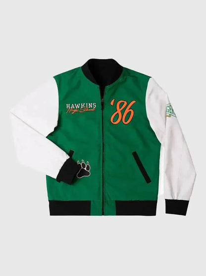 Stranger Things x Hawkins Tigers Reversible Bomber Jacket