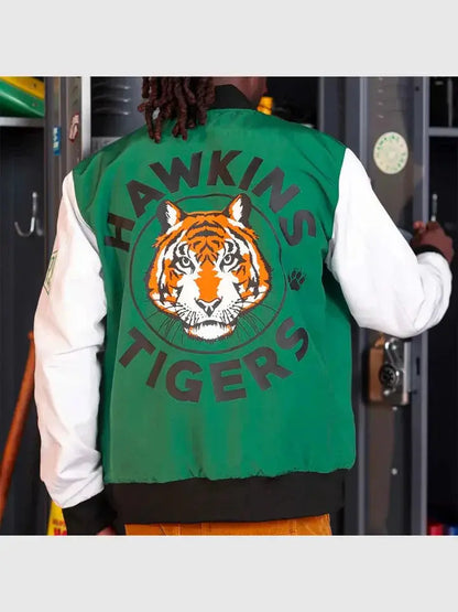 Stranger Things x Hawkins Tigers Reversible Bomber Jacket