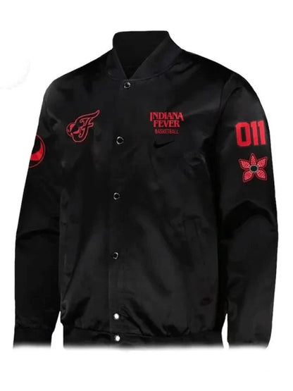 Stranger Things x Indiana Fever Stephanie White Varsity Jacket
