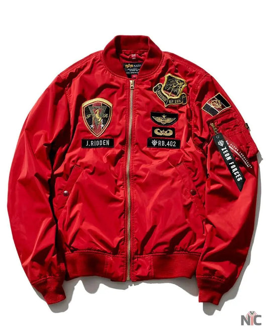 Strict-G Alpha Industries Red Ma-1 Jacket