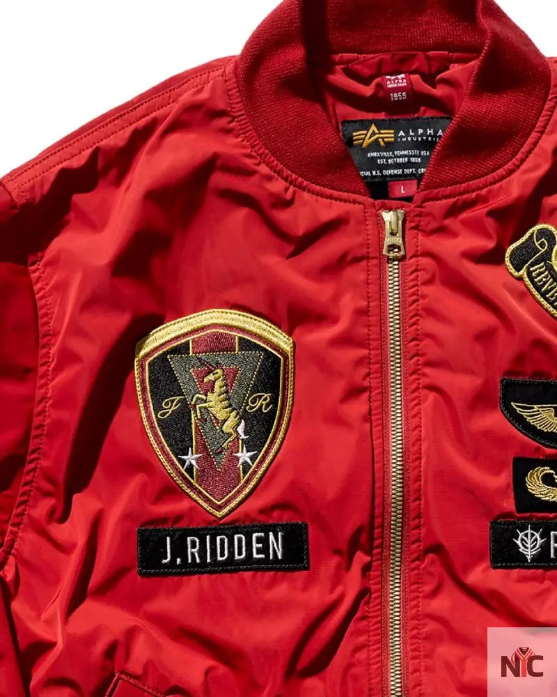 Strict-G Alpha Industries Red Ma-1 Jacket