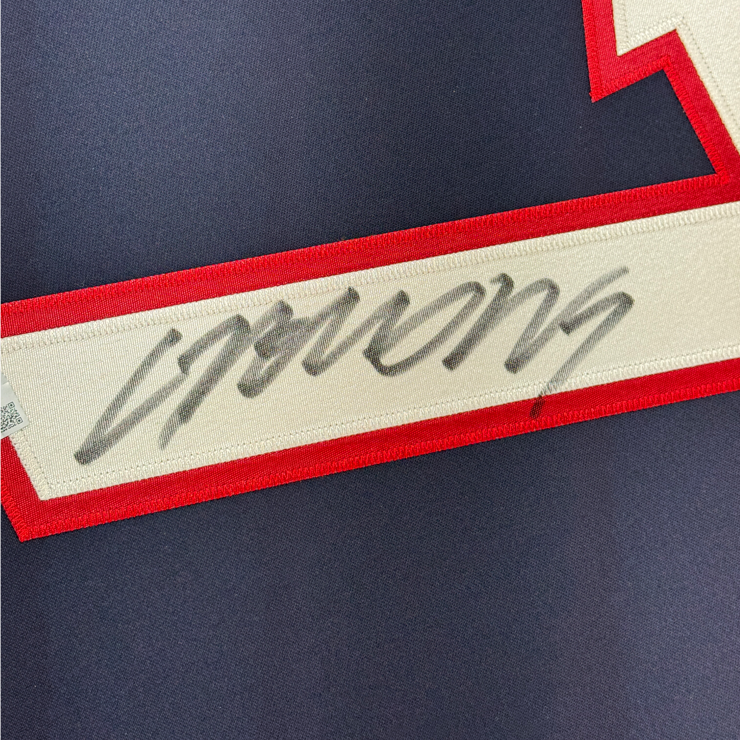 Framed Autographed/Signed C.J CJ Stroud 35x39 Houston Blue Nike Dri-Fit Limited Football Jersey Fanatics COA