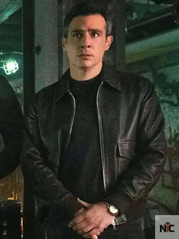 Stuart Scola FBI S07 Brown Leather Jacket