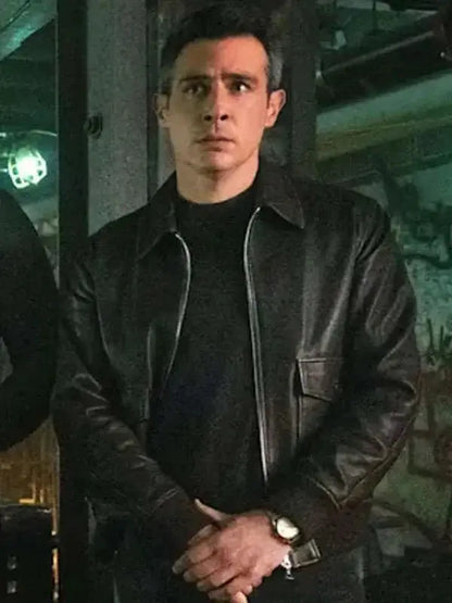 Stuart Scola FBI S07 Brown Leather Jacket