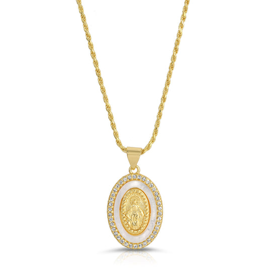 Holy Mother Mary Necklace