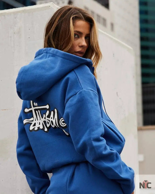 Stussy Stock Zip Thru Hoodie