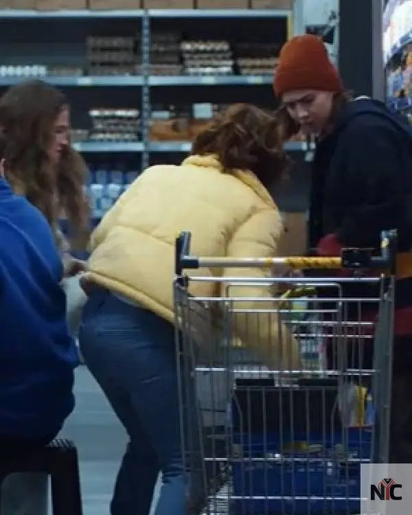 Such Brave Girls S02 Louise Brealey Yellow Bomber Jacket