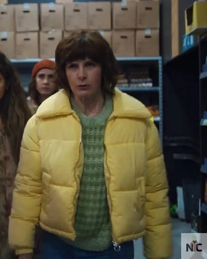 Such Brave Girls S02 Louise Brealey Yellow Bomber Jacket