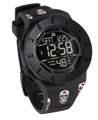 The Coliseum Fit™ - Sugar Skull FORUM EDITION (Phantom Black) Watch
