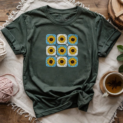 Sunflower Granny Square T-shirt