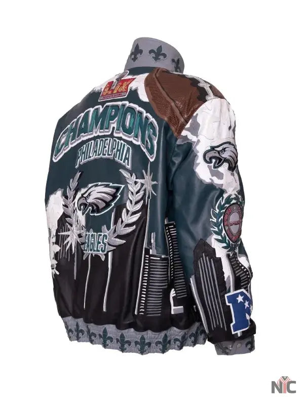 Super Bowl Champions Philadelphia Eagles Leather Jacket
