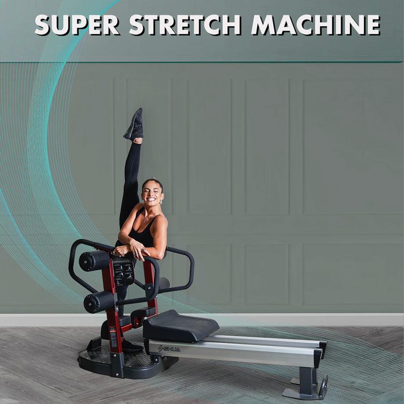 Super Stretch Machine - Muscle D Fitness - Heavy Duty Bearing Assisted Stretching Machine