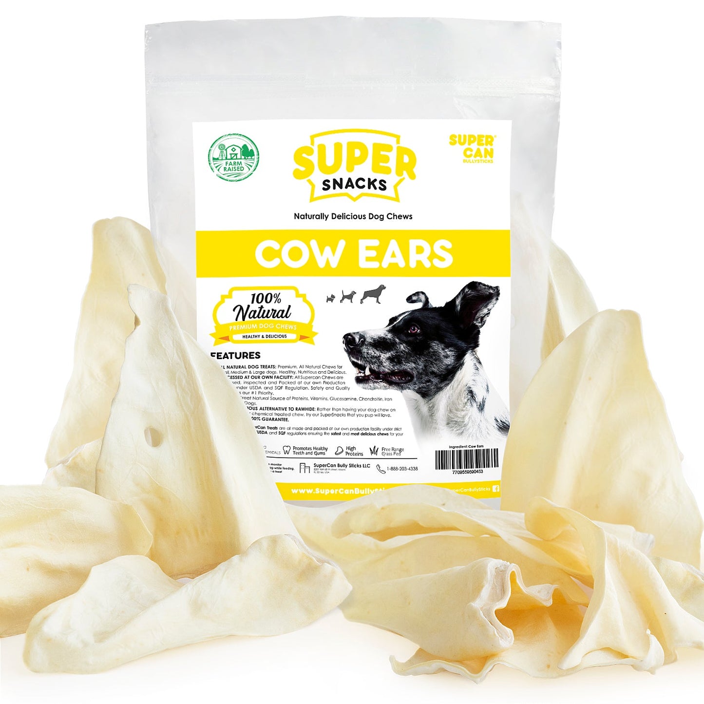 Cow Ears (15-Pack)