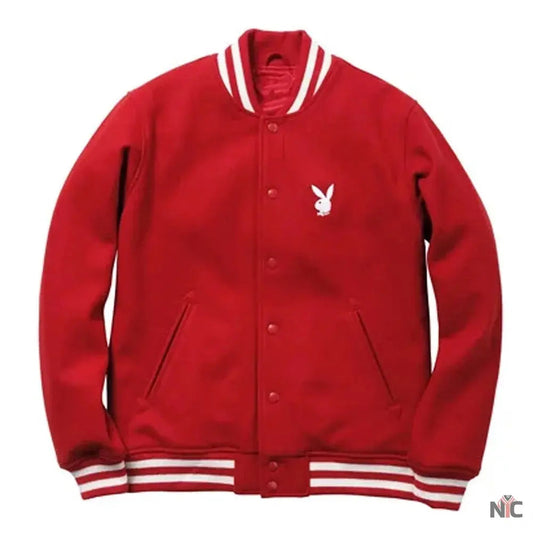 Supreme Playboy Wool Varsity Jacket