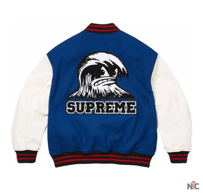 Supreme Wave Varsity Jacket
