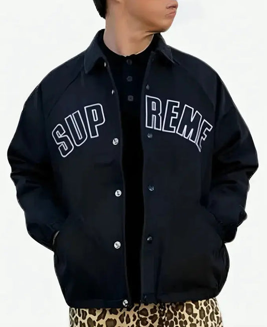 Supreme ARC Denim Coaches Black Jacket