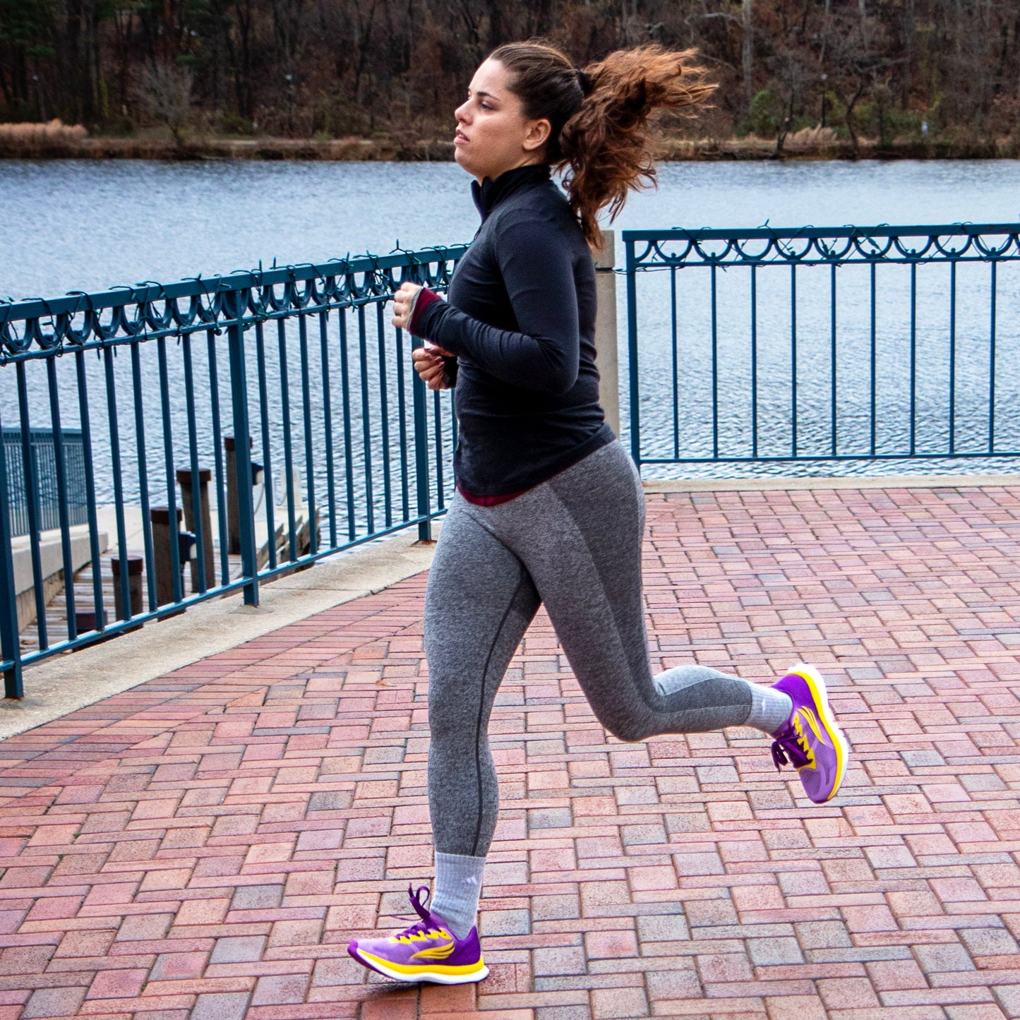 EQUUS Purple Women Running Shoe