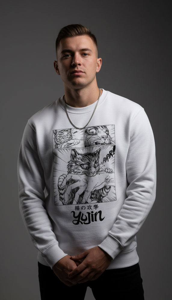 Sudden Attack Cat Sweatshirt