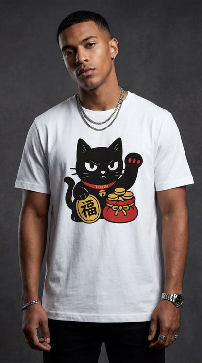Black Cat Lucky T-Shirt