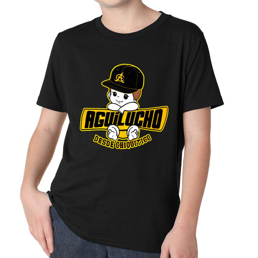 Youth Aguilucho desde chiquitico Black T-Shirt