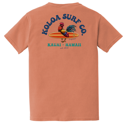 Koloa Cocky Surfer Pigment Dyed Pocket Tee