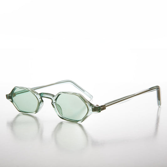 Tiny Hexagon Vintage Sunglasses - Tesh