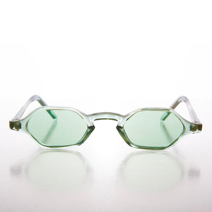 Tiny Hexagon Vintage Sunglasses - Tesh