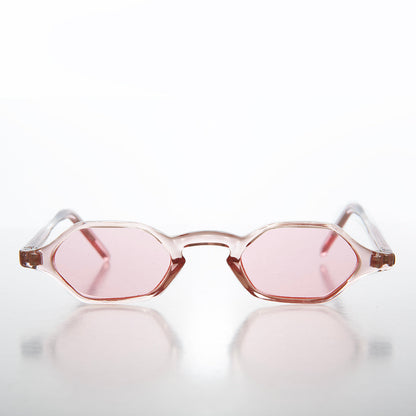 Tiny Hexagon Vintage Sunglasses - Tesh