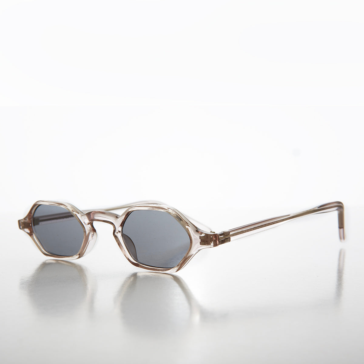 Tiny Hexagon Vintage Sunglasses - Tesh