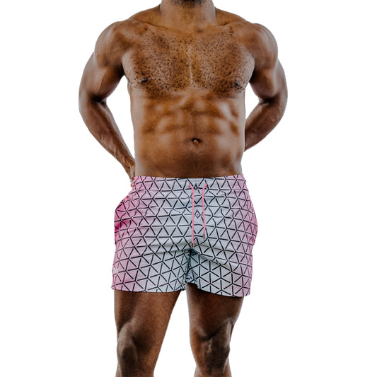 Kaleidoscope Swim Gym Short