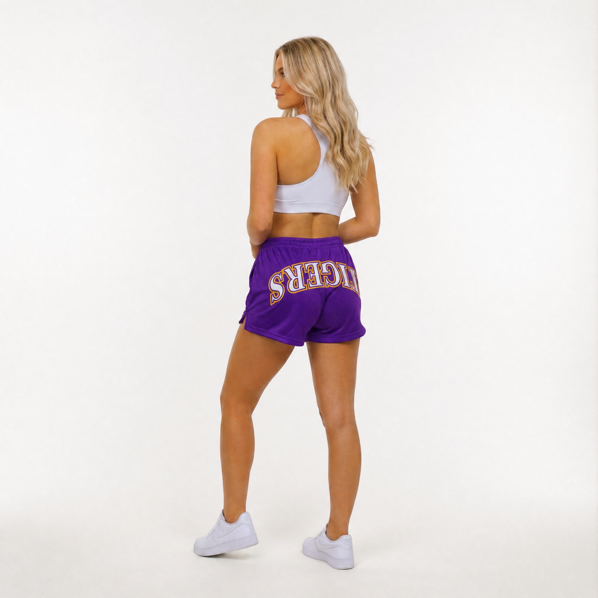 LSU Mesh Shorts | Women