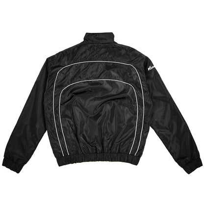 “RADIANT AURA” NYLON TRACK JACKET (NIGHT PULSE)