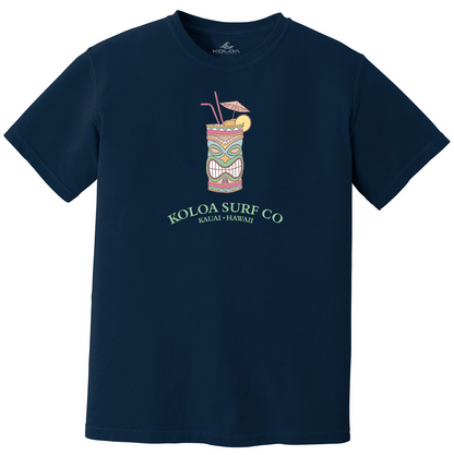 Koloa Tiki Time Pigment Dyed T-Shirt