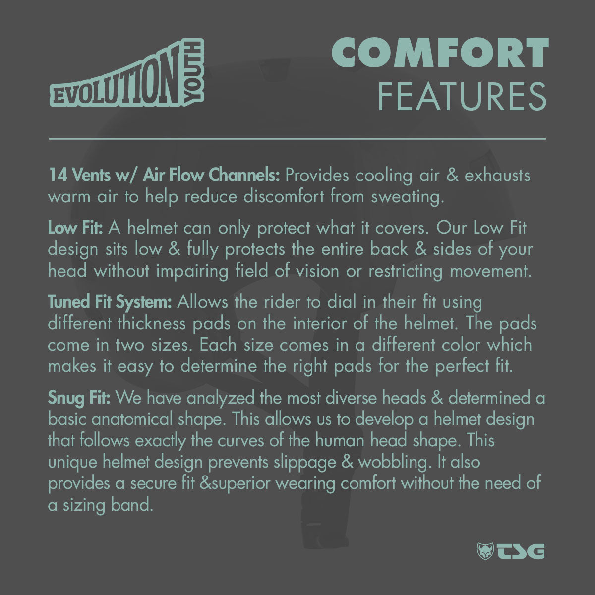 TSG - Evolution Youth Helmet