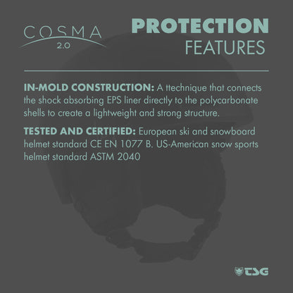 TSG - Women's Ski/Snowboard Helmet - Cosma 2.0