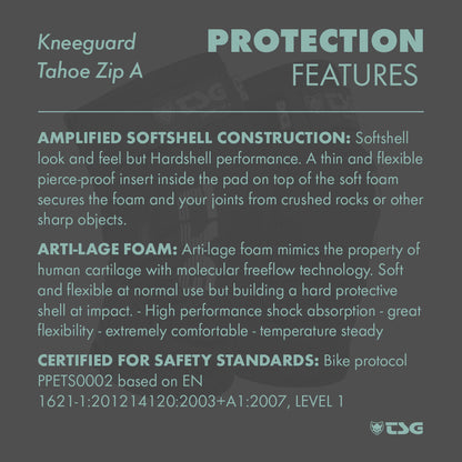 TSG - Kneeguard Tahoe Zip A - Triathlete Store