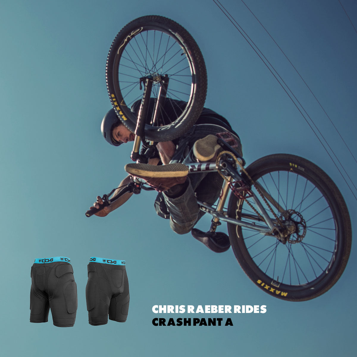 TSG - Protective Shorts - Crash Pant A - Black