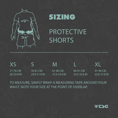 TSG -  Protective Shorts - Crash Pant All Terrain - Black - Triathlete Store