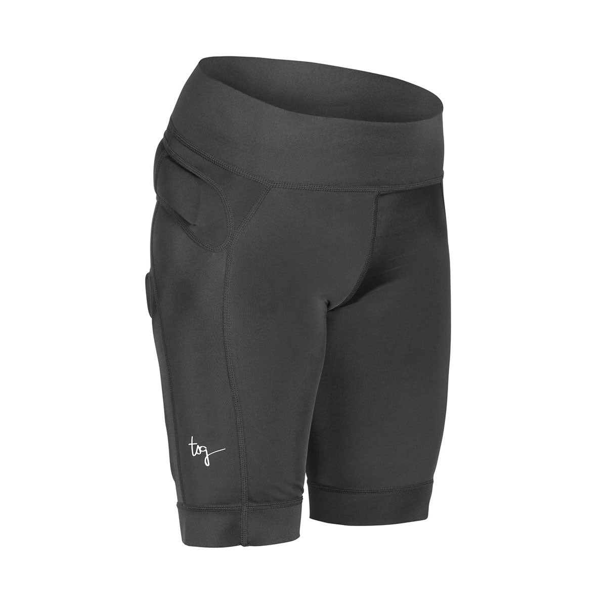TSG -  Protective Shorts for Women- Crash Pant Carna - Black - Triathlete Store