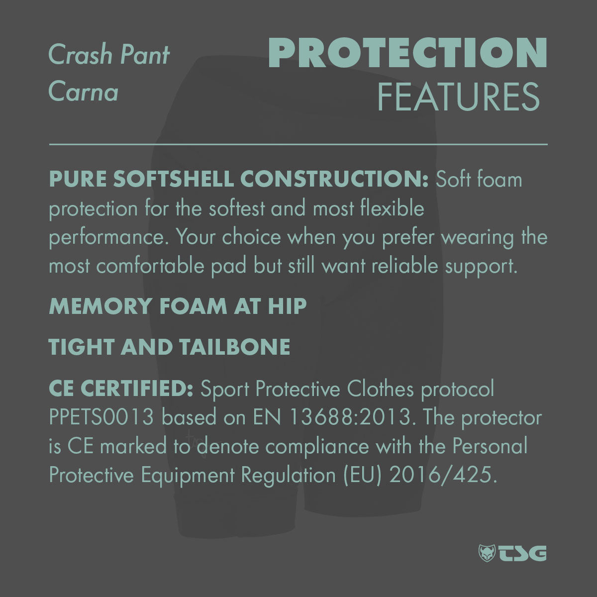 TSG -  Protective Shorts for Women- Crash Pant Carna - Black - Triathlete Store