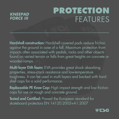 TSG - Kneepad Force III (Skate Knee Pads)