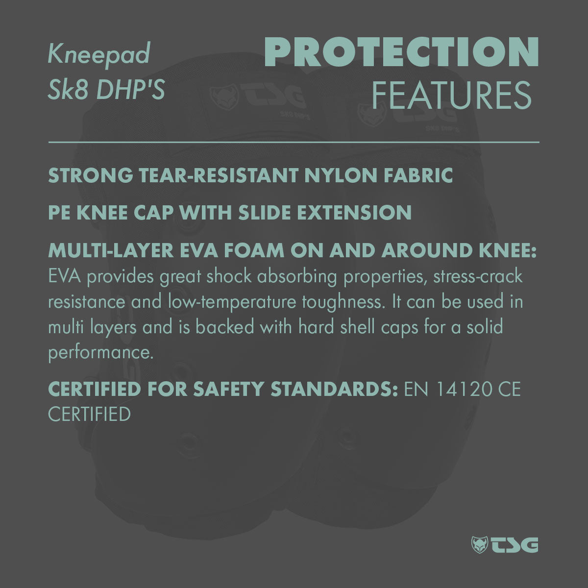 TSG - Kneepad Sk8 DHP'S (Skate Knee Pads)