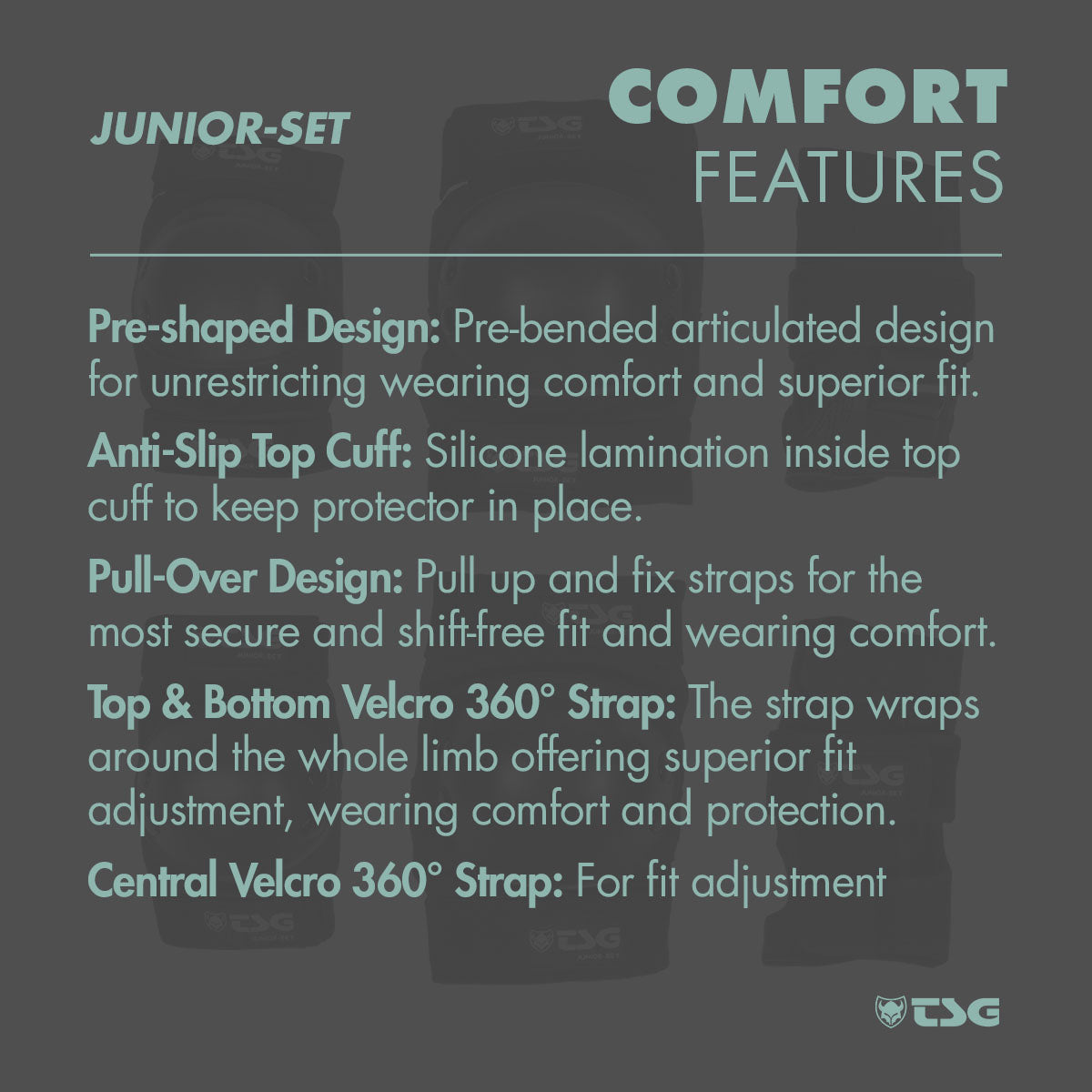 TSG - Junior-Set (Skate Pad Set)