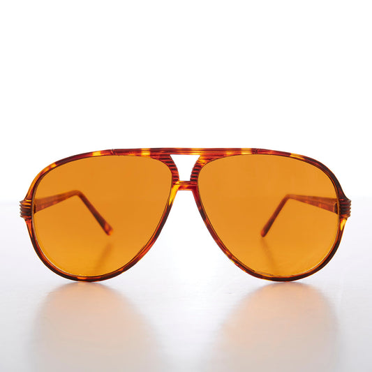 Retro Amber Lens Aviator - Tuner